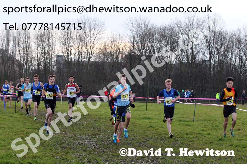 Mens under-17s North Eastern Cross Country Chanpionships. Photo: David T. Hewitson/Sports for All Pics